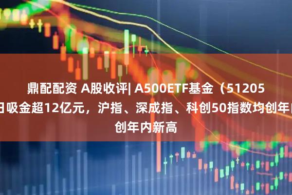 鼎配配资 A股收评| A500ETF基金（512050）5日吸金超12亿元，沪指、深成指、科创50指数均创年内新高